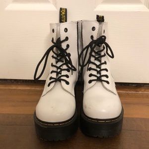 doc marten platform boots